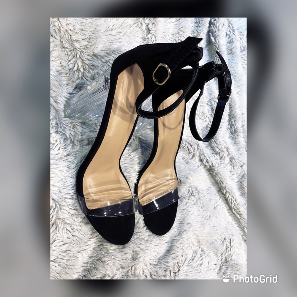 Clear heels